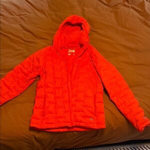 Mountain Hardwear Fiery Orange Hooded Jacket